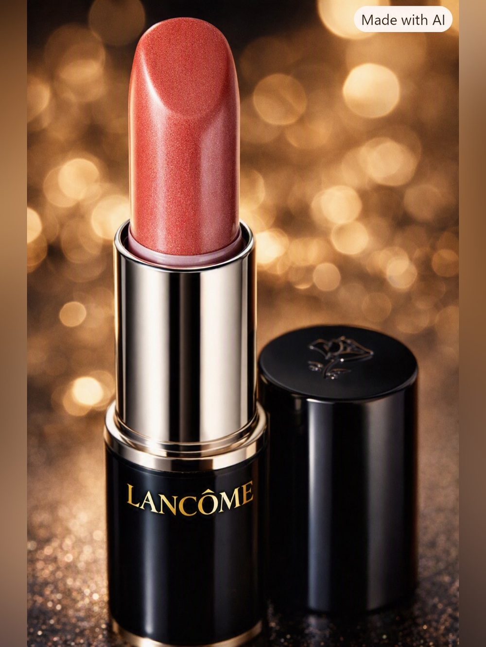 NWOT Lancôme Color Design Designer Bloom Sheen Radiant Coral  Lipstick